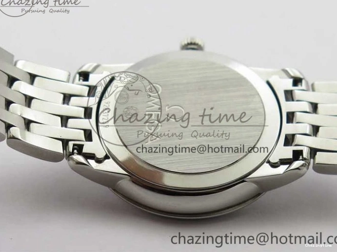 0425 De Ville Prestige Quartz 27.4 mm SS ZF 1:1 Best Edition White Dial on SS Bracelet Jap Quartz Practical 7905